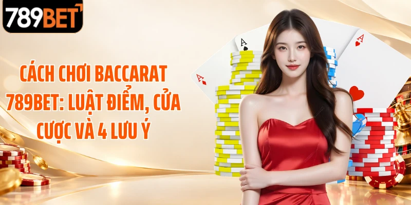 Cách Chơi Baccarat 789BET: Luật Điểm, Cửa Cược Và 4 Lưu Ý